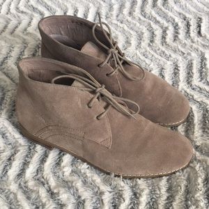 Franco Sarto Suede Booties
